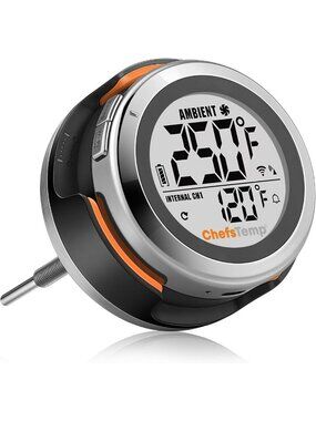 Smart Grill Thermometer with Wi-Fi & Bluetooth, Patented Gauge for Perfect